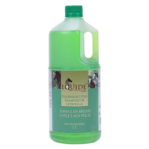 Shampoo de Citronela para Cavalo 1L Pelo Brilho Plus Equide 20213
