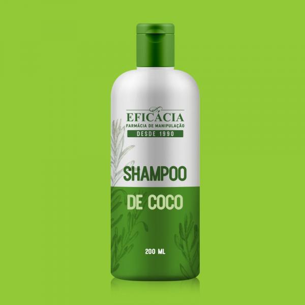 Shampoo de Coco - 200 Ml - Farmácia Eficácia