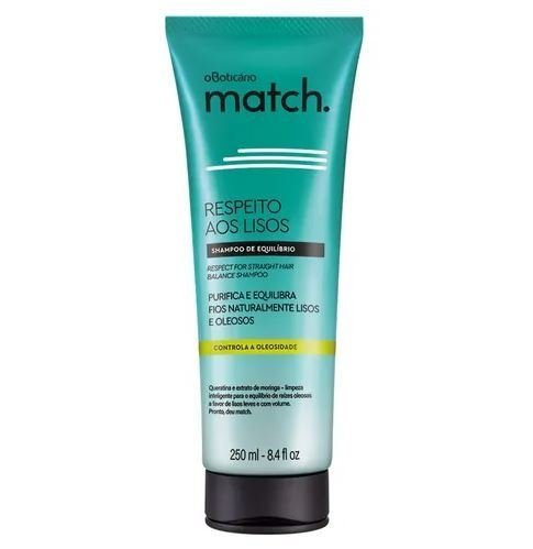 Shampoo de Equilíbrio Respeito Aos Lisos 250Ml [Match. - o Boticário]
