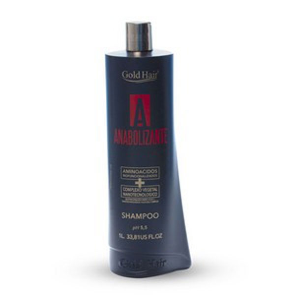 Shampoo de Limpeza Anabolizante Profissional Gold Hair