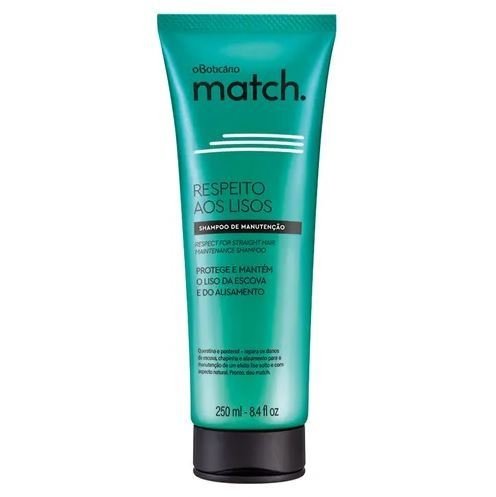 Shampoo de Manutenção Respeito Aos Lisos 250Ml [Match. - o Boticário]