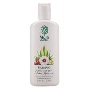 Shampoo de Oliva com Argan para Cabelos Ressecados 240ml Multi Vegetal