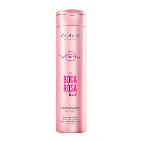 Shampoo de Quartzo Boca Rosa Hair Cadiveu Essentials 250ml