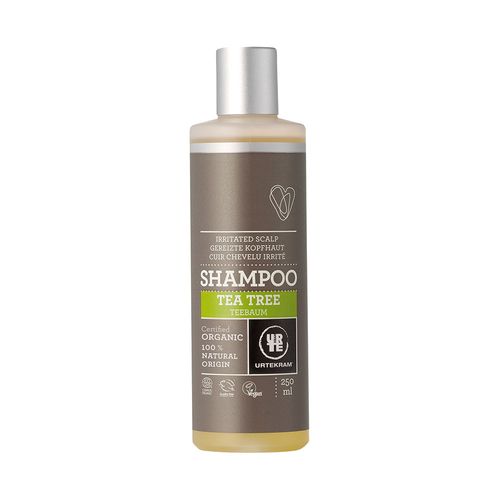Shampoo de Tea Tree (Melaleuca) Orgânico para Couros Cabeludos Irritados 250ml - Urtekram