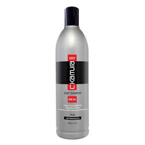Shampoo Deep Limpeza Profunda Sem Sal Antirresíduos C.Kamura - 400ML