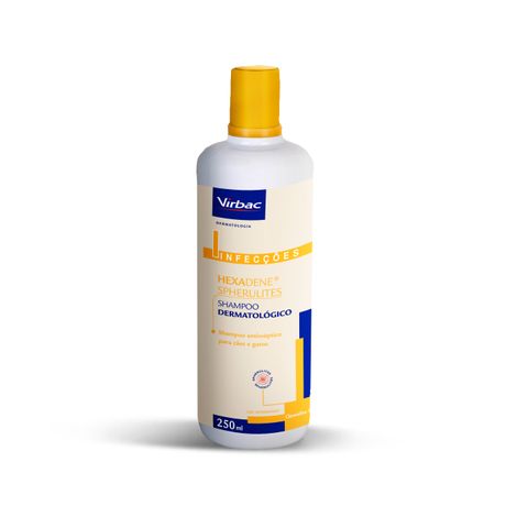 Shampoo Dermatólogico Hexadene Spherulites - Virbac 250 ML