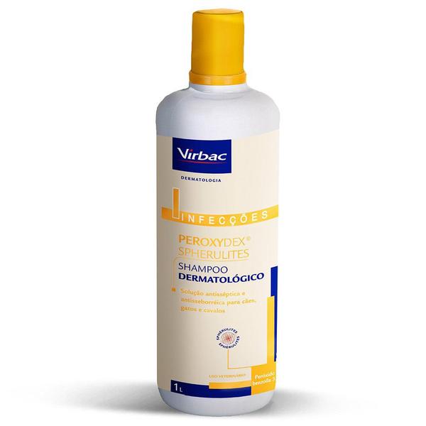 Shampoo Dermatólogico Peroxydex Spherulites para Cães e Gatos 1l - Virbac