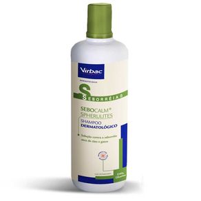 Shampoo Dermatológico Sebocalm Spherulites Virbac SEBOCALM SPHERULITES SHAMPOO - Frasco com 250ml