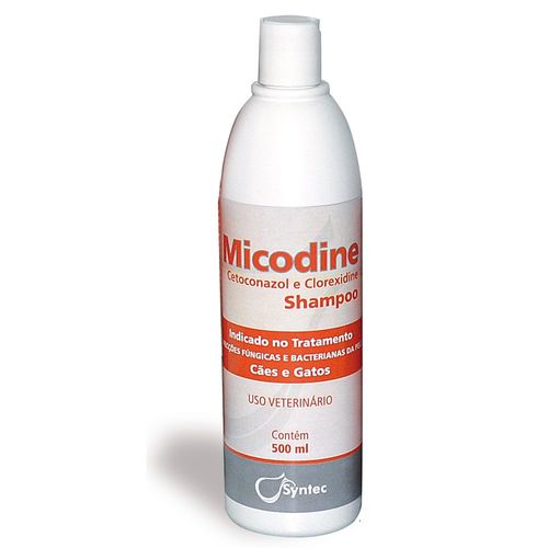 Shampoo Dermatológico Syntec Micodine 500 Ml