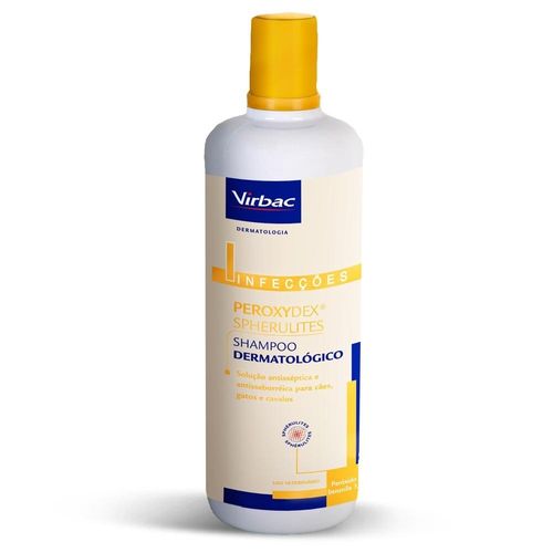 Shampoo Dermatológico Virbac Peroxydex Spherulites 500ml