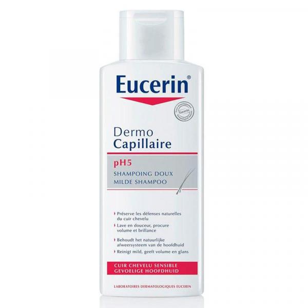 Shampoo DermoCapillaire Eucerin PH5 Couro Cabeludo Sensivel 250ml - Beiersdorf