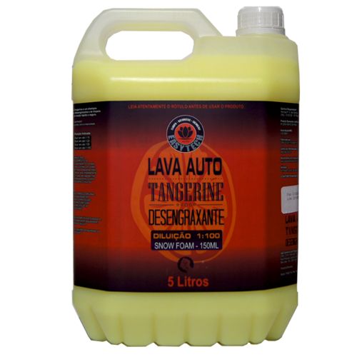 Shampoo Desengraxante Lava Auto Tangerine Easytech 5l