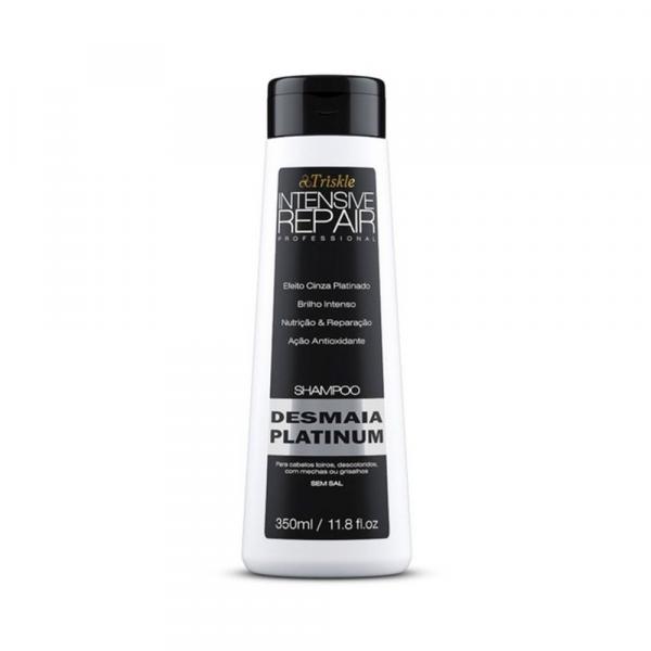 Shampoo Desmaia Cabelo Platinum Intensive Repair 350ml - Triskle
