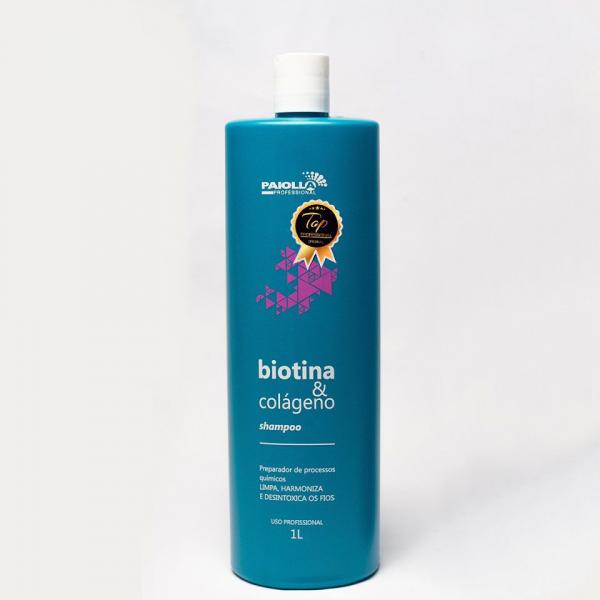 Shampoo Detangling Biotina e Colágeno 1 L - Paiolla Cosméticos