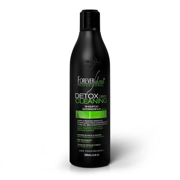 Shampoo Detox Cleaning Antirressíduo 500ml Forever Liss Professional.