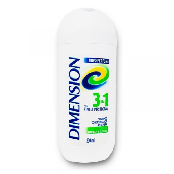 Shampoo Dimension Anti-Caspa Oleoso 3x1 200ml