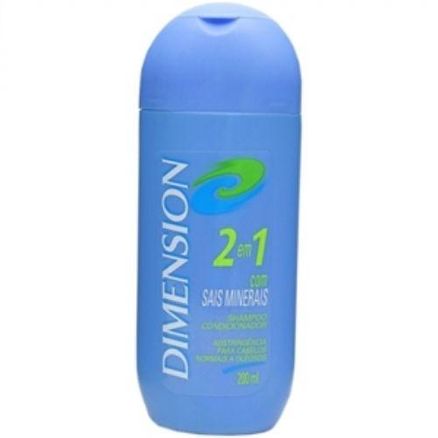 Shampoo Dimension 2 em 1 Cabelos Oleoso 200ml