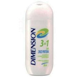 Shampoo Dimension 3x1 Anticaspa Normais a Oleosos 200ml