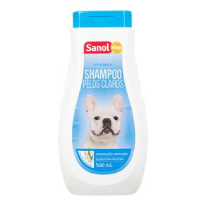 Shampoo Dog Pêlos Claros Sanol 500mL