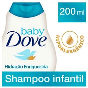 Shampoo Dove Baby Hidratação Enriquecida 200Ml