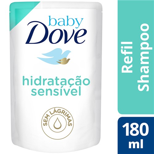 Shampoo Dove Baby Hidratação Sensível Refil com 180ml