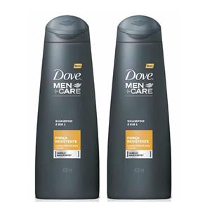 Shampoo Dove Men 2 X 1 200Ml C/ 2 Unidades