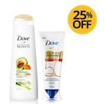 Shampoo Dove Ritual De Fortalecimento + Super Condicionador Fator 50 Com 25% Off