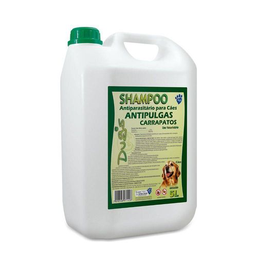 Shampoo Dugs Anti Pulgas e Carrapatos para Cães 5 Litros