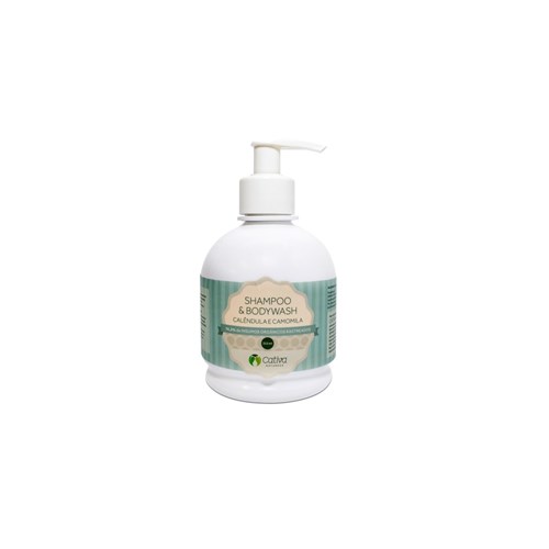Shampoo e Bodywash Natural e Vegano Calêndula Cativa Natureza 315 Ml