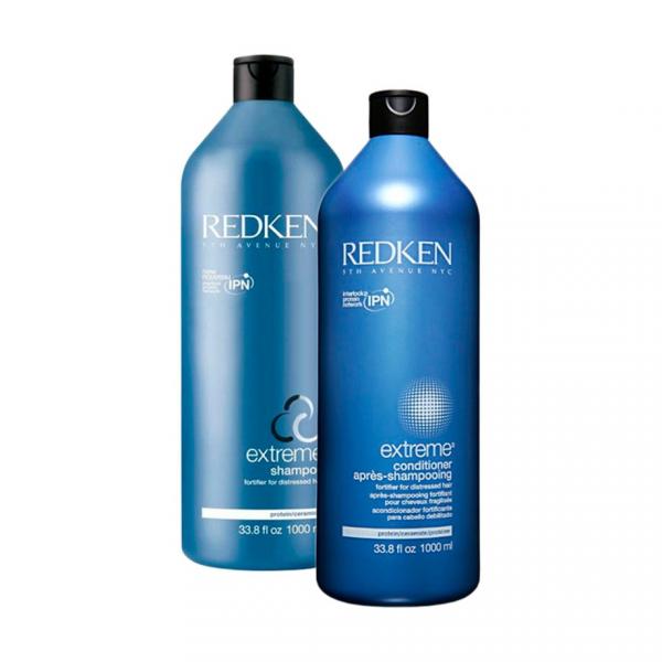 Shampoo e Condicionador 1L Extreme Reconstrução Capilar - Redken