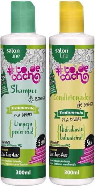 Shampoo e Condicionador Babosa Tratamento para Divar ! - SALON LINE