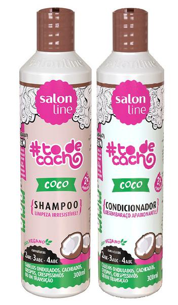 Shampoo e Condicionador Coco Todecacho 300ml Cada - Salon Line