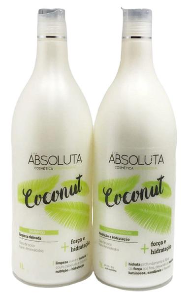 Shampoo e Condicionador Coconut Profissional Lua Absoluta
