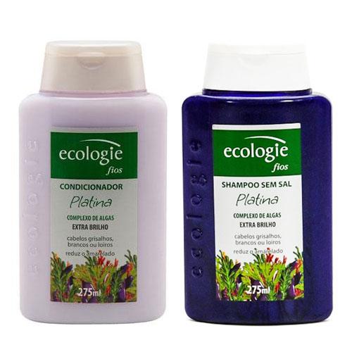 Shampoo e Condicionador Ecologie Cabelos Grisalhos 275ml - Ecologie