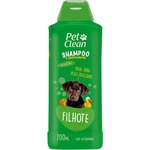 Shampoo e Condicionador Filhotes 2 em 1 para Cães E Gatos 700 ml Peles Delicadas Pet Clean