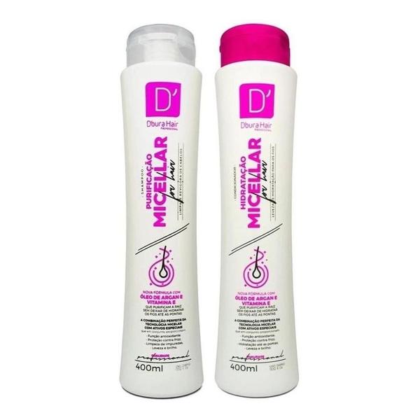 Shampoo e Condicionador Hidratação Micellar D'oura Hair