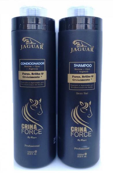 Shampoo e Condicionador Jaguar Crina Force By Roger 2 X 1000ml