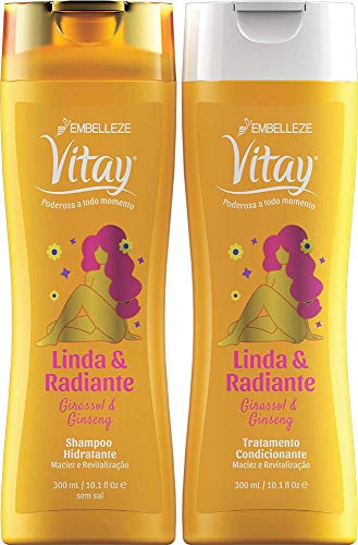 Shampoo e Condicionador Linda e Radiante Kit, Vitay