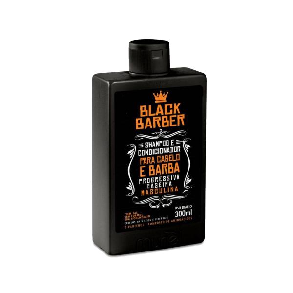 Shampoo e Condicionador Muriel Black Barber 300ml