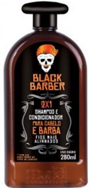 Shampoo e Condicionador Muriel Black Barber Cabelo/ Barba 300ml