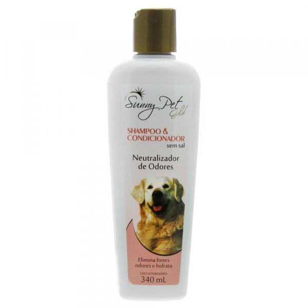 Shampoo e Condicionador Neutralizador de Odores Sem Sal - 340 ML - Sunny Pet