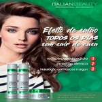 Shampoo e condicionador para hidratação para cabelos danificados italian beauty
