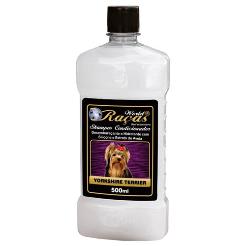 Shampoo e Condicionador para Yorkshire Terrier - World Raças 500Ml