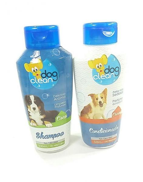 Shampoo e Condicionador, Pelos Claros e Macios, Dog Clean- 500ml - Dogclean