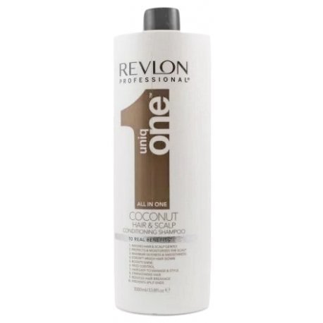 Shampoo e Condicionador Revlon Uniq One Coconut Hair & Scalp - 1L