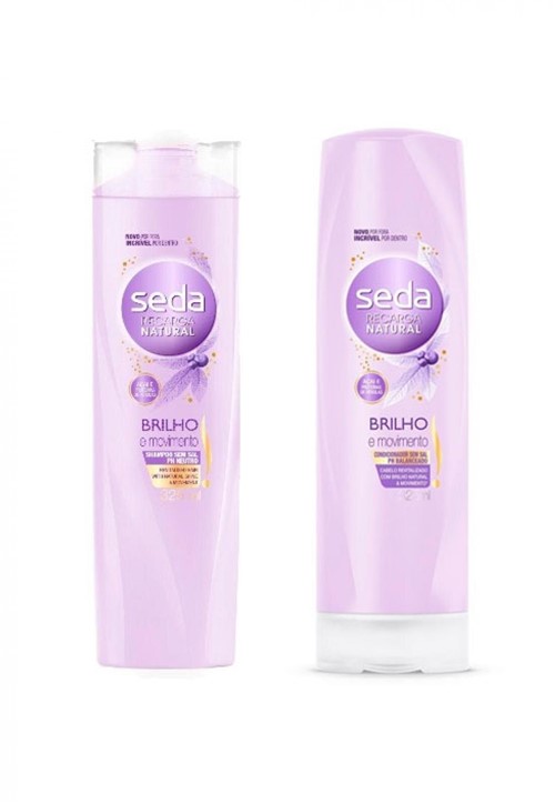 Shampoo e Condicionador Seda Brilho e Movimento 325Ml
