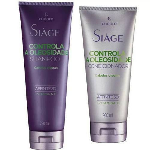 Shampoo e Condicionador Siàge Controla a Oleosidade - Eudora