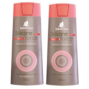 Shampoo e Condicionador Silicone Force 2X 300Ml Barrominas