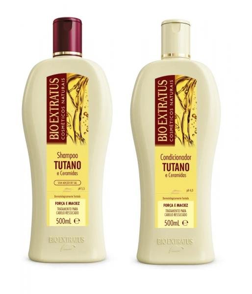 Shampoo e Condicionador Tutano Ceramidas Bio Extratus 500ml