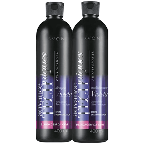 Shampoo e Condicionador Violeta Advance Techniques Loiros 400Ml Cada